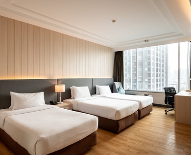 TRIPLE SINGLE ROOM Resort Hotel 茉莉度假村酒店 en 曼谷