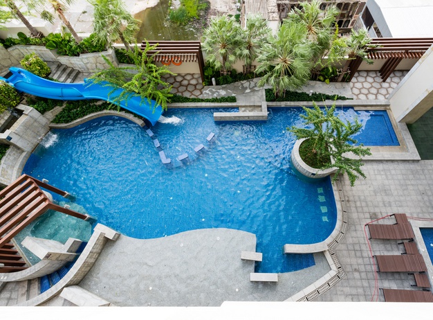 游泳池 Jasmine 茉莉豪华公寓酒店 en 曼谷